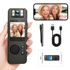 1080P Bicycle Driver Sport Camera Mini 180 Rotatable len Video Recorder Night Vision Action Body Cam With Back Clip Police Cam