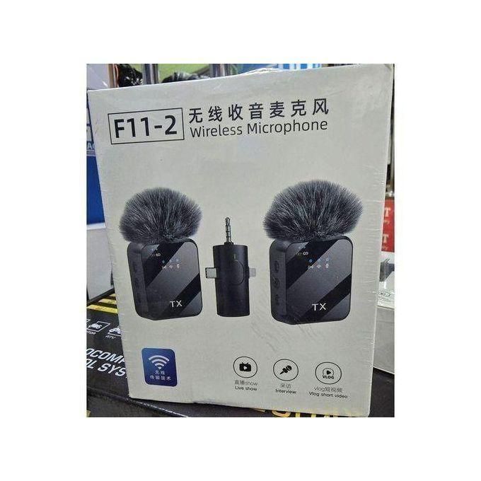 F11-2 Wireless Microphone for Content Creation, Interviews, and Audio Capture
