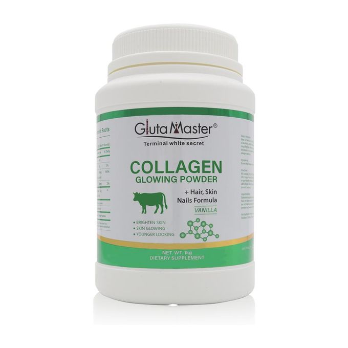 Gluta Master Collagen Glowing Powder - Hair, Skin & Nails Formula (Vanilla)