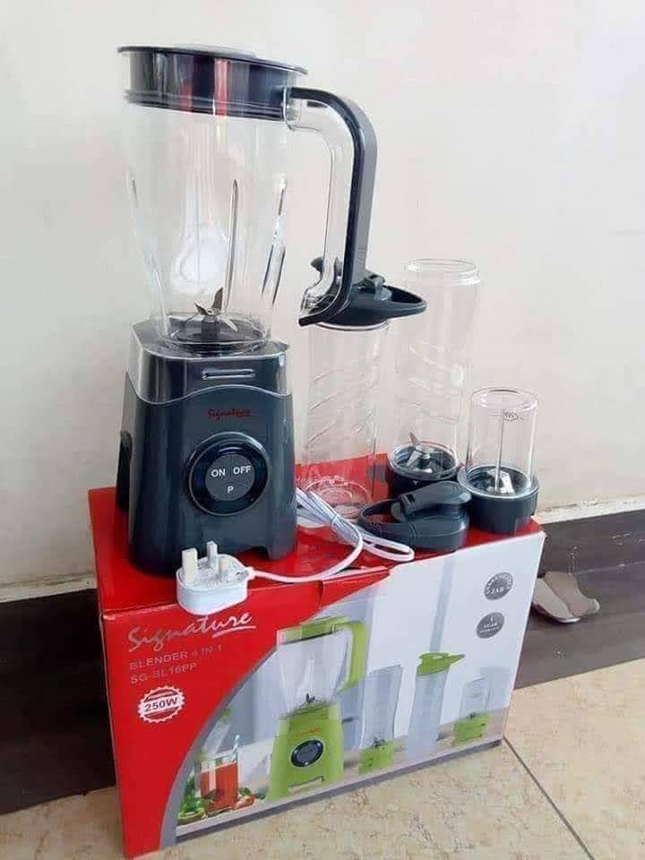 Affordable, innovative and durable🍂Signature 4 In 1 Blender With Grinder Can For Baby Supplements 1.25L‼️he Signature Blender is just the blender for your everyday blending tasks, it’s very Long last