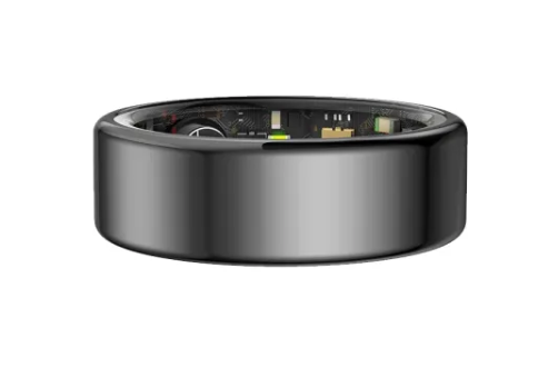 Infinix AI Ring XR1 Smart Ring, 5ATM Waterproof Health Tracker with Sleep, Heart Rate & Blood Oxygen Monitor (Black & Gold)