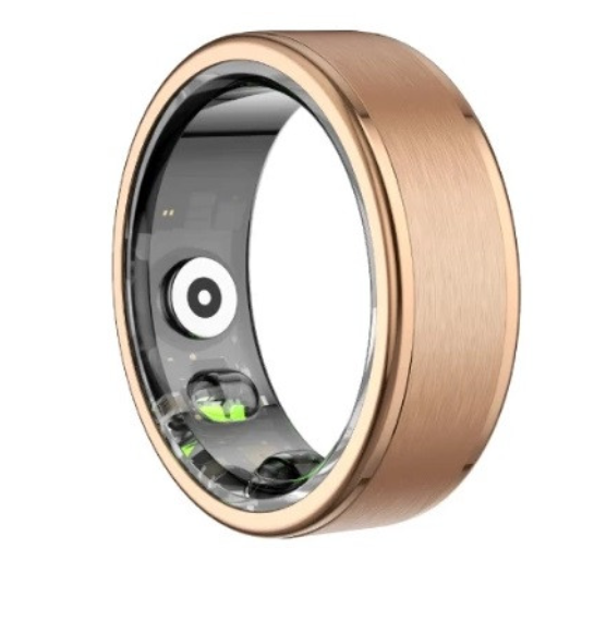 Infinix AI Ring XR1 Smart Ring, 5ATM Waterproof Health Tracker with Sleep, Heart Rate & Blood Oxygen Monitor (Black & Gold)