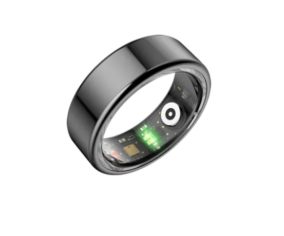 Infinix AI Ring XR1 Smart Ring, 5ATM Waterproof Health Tracker with Sleep, Heart Rate & Blood Oxygen Monitor (Black & Gold)