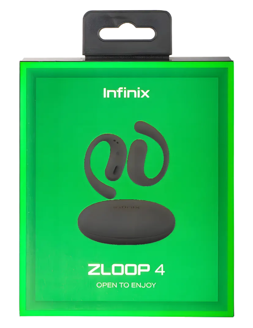 Infinix ZLoop 4 (X04G)  Open-Ear Wireless Earphones, Bluetooth 6.0 Sport Earbuds with 25H Playtime & AI ENC Noise Cancellation