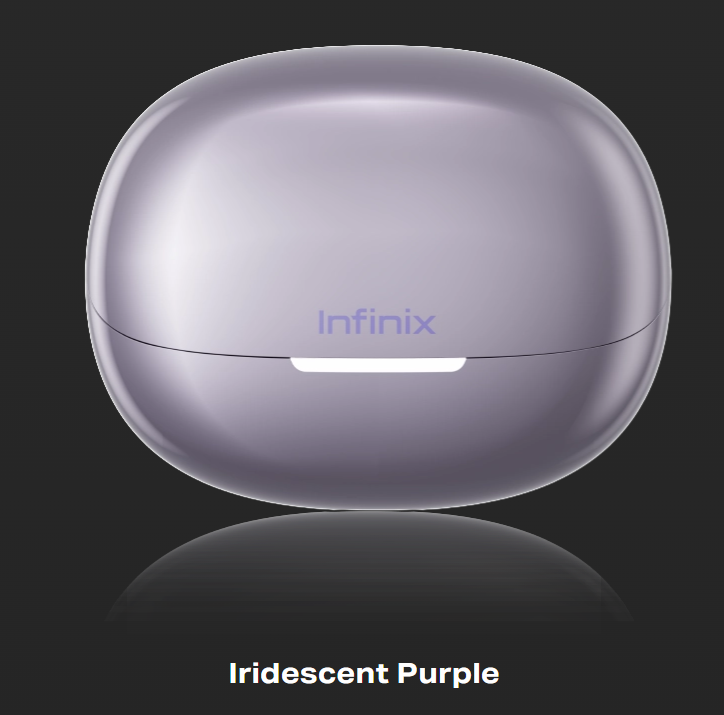 Infinix ZClip Open-Ear Wireless Earphones, Bluetooth 5.4 Earbuds with Transparent Charging Case & 25H Playtime
