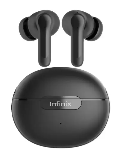 Infinix XBuds H5 (XE36) True Wireless Earphones, Bluetooth 6.0 Earbuds with 30H Playtime, Dual-Device Connect & AI ENC Clear Calls