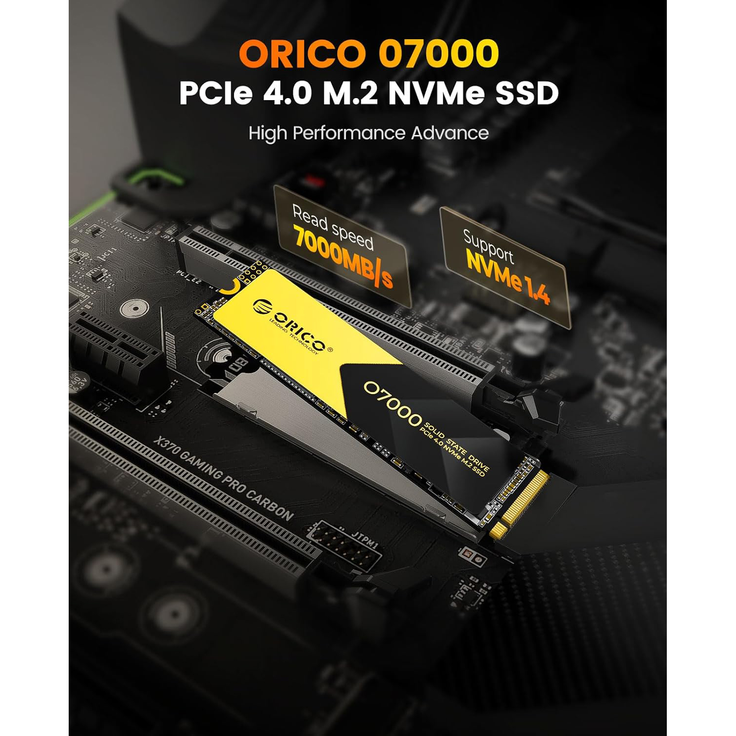 [  Special Offer ] ORICO M.2 SSD-O7000-512GB - J20 1TB (Up to 5000MB/s)  M.2 2280 Internal SSD  Gen4 x4 Solid State Drive"