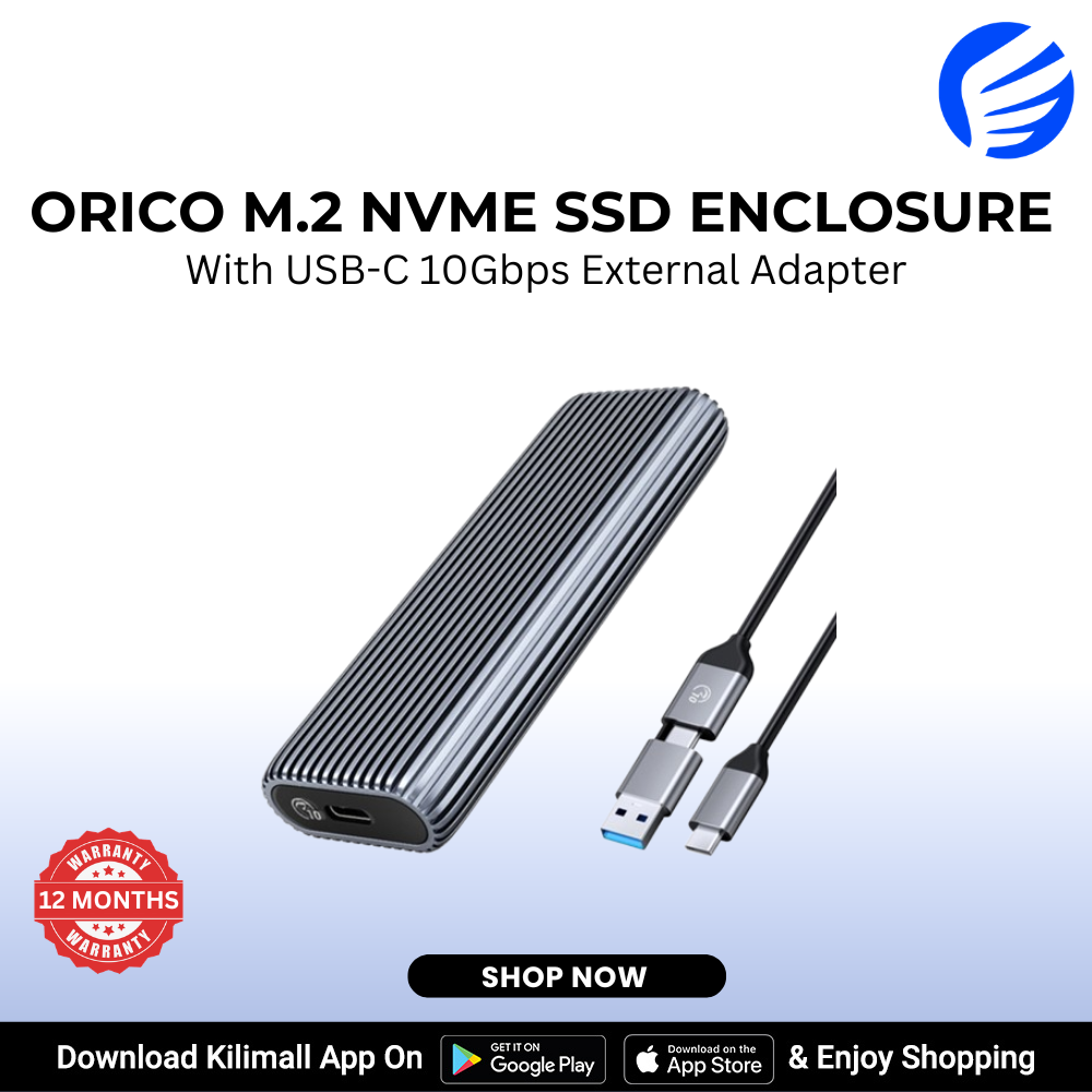 [Special Offer]ORICO M.2 NVME SSD ENCLOSURE AM2C3-G2, USB-C 10Gbps External Adapter for 2230/2242/2260/2280 PCIe NVMe SSD, Aluminium Tool-Free Case (Up to 4TB)