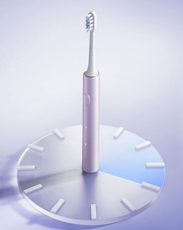 Xiaomi T302 Sonic Electric Toothbrush - 150 Days Battery Life, IPX8 Waterproof, 4 Cleaning Modes, Rechargeable Wireless Dental Care Smart Toothbrush (Silver Gray/Dark Blue)