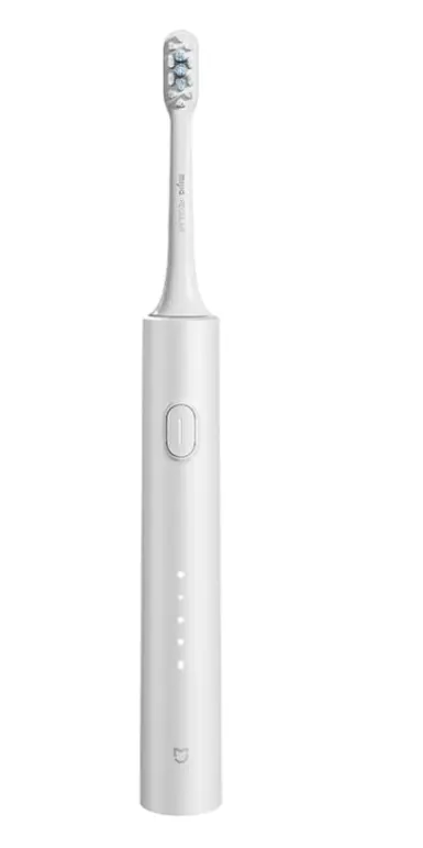 Xiaomi T302 Sonic Electric Toothbrush - 150 Days Battery Life, IPX8 Waterproof, 4 Cleaning Modes, Rechargeable Wireless Dental Care Smart Toothbrush (Silver Gray/Dark Blue)