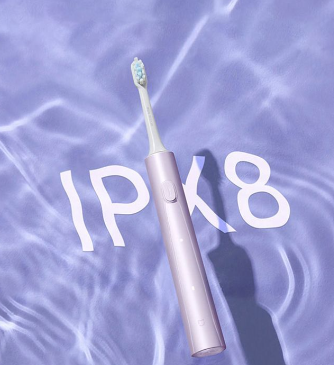 Xiaomi T302 Sonic Electric Toothbrush - 150 Days Battery Life, IPX8 Waterproof, 4 Cleaning Modes, Rechargeable Wireless Dental Care Smart Toothbrush (Silver Gray/Dark Blue)
