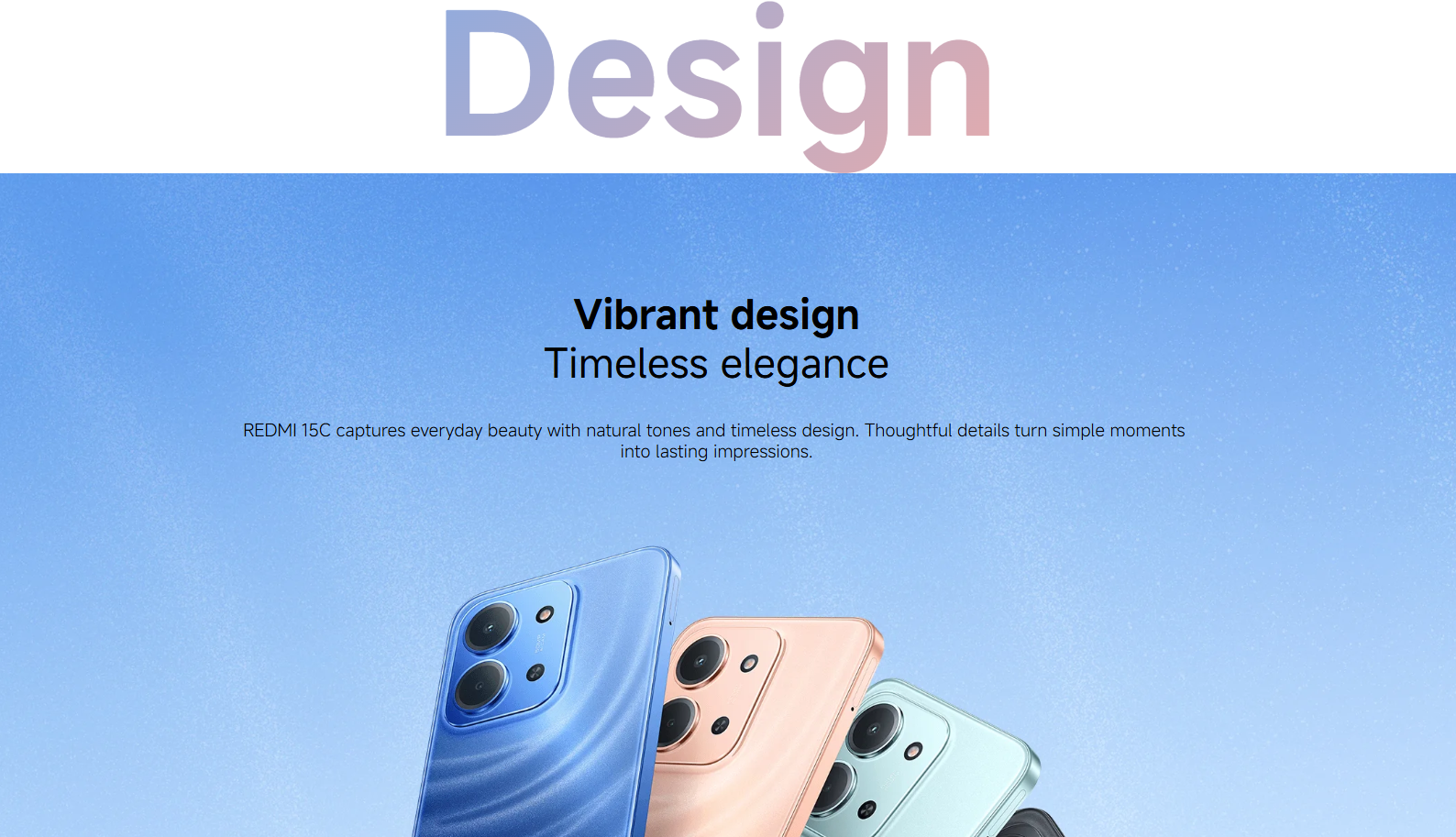 { Special Offer} Redmi 15C Smartphone Display 6.9” 120Hz - 4GB Ram + 128GB Rom Dual SIM, 4G , 6000mAh Battery ,50MP AI dual camera ,33W fast charging ,IP64 ,MediaTek Helio G81-Ultr