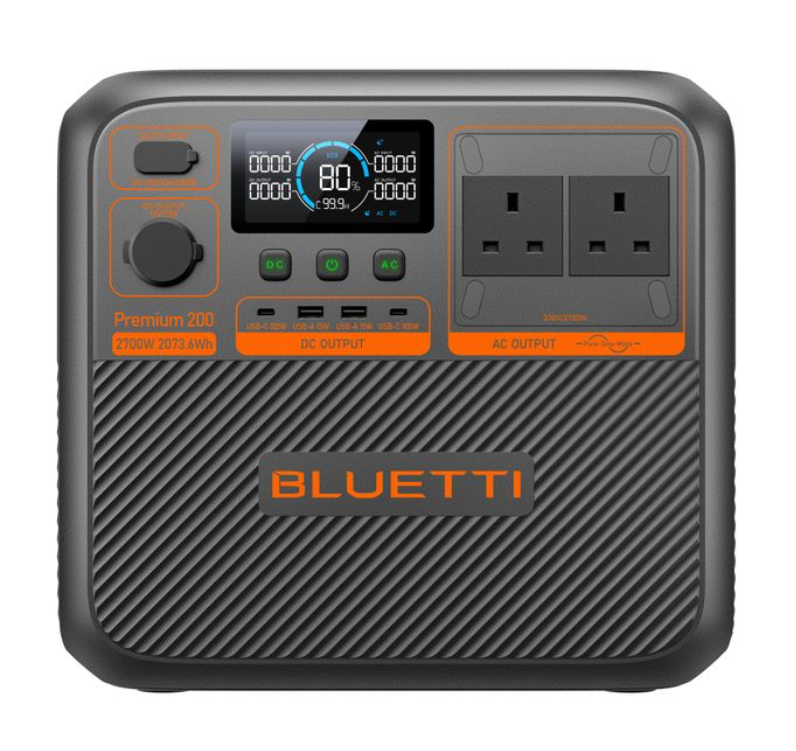 BLUETTI 200 V2 Portable Power Station - 2700W 2073.6Wh Solar Generator – Fast Charging LiFePO4 Backup Battery Supply for Home, Office, Camping Kenya