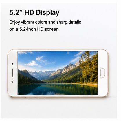 Refurbished phone OPPO A57 F1 32GB+3GB 5.2 " 13MP+16MP Fingerprint unlock 2/3/4G LTE Mobile Phones oppoA57 Android Octa Core IPS SmartPhones