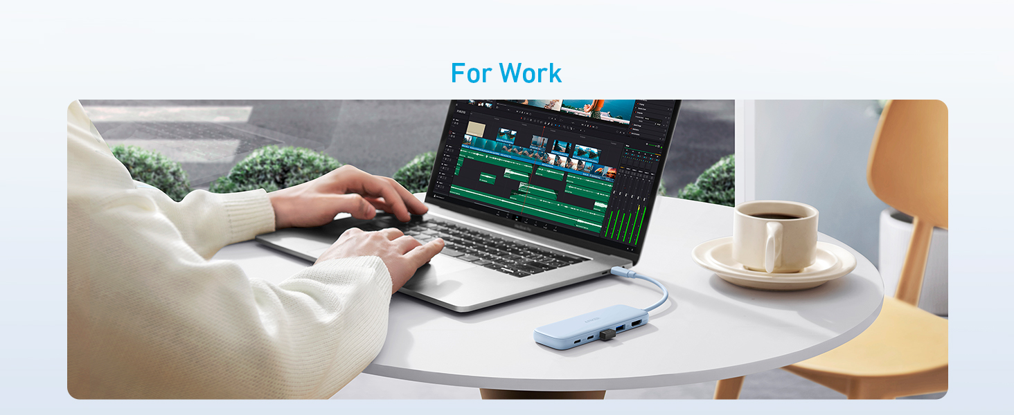 【Anker Official】Anker 332 USB-C Hub (5-in-1) - Black ~ Compact Hub with 4K HDMI 5 Gbps USB-C Data Port and 2 5 Gbps USB-A Data Ports for MacBook Pro, MacBook Air, Dell XPS, Lenovo Thinkpad,HP Laptops