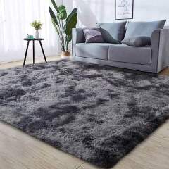 5 By 8(160*200cm) Super Soft Fluffy Carpet Area Rugs for Living Room, Bedroom Shaggy Large Rugs Modern Floor Carpet, with Anti-slip Sticker