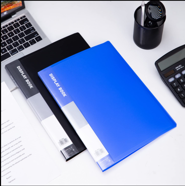 【Clearance Sale】Deli E38146 Display Book 30 Pocket - high-quality PP material Professional Appearance Ease of Use
