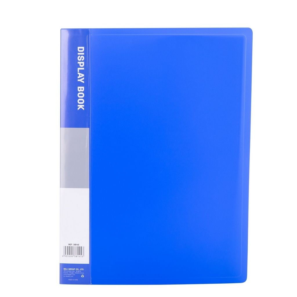 【Clearance Sale】Deli E38146 Display Book 30 Pocket - high-quality PP material Professional Appearance Ease of Use