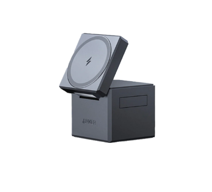 [ Special Offer ] Anker 3-in-1 Cube with MagSafe -  Foldable Wireless Charger for iPhone, Apple Watch & AirPods (30W USB-C Included).