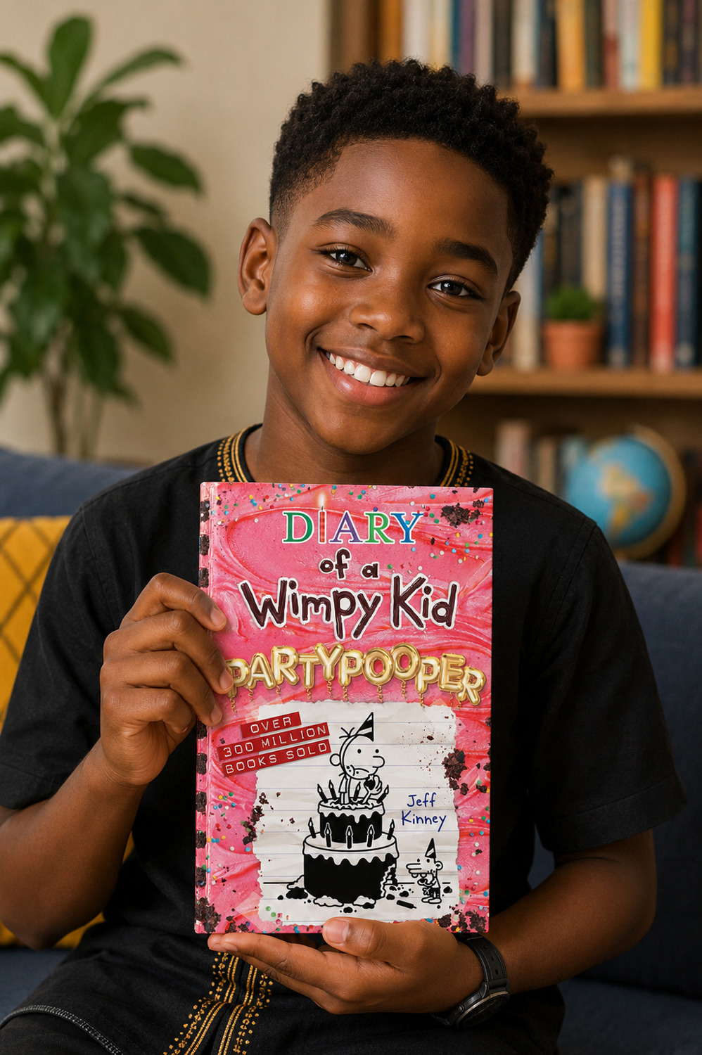 Diary of a Wimpy Kid: Partypooper Children’s Comedy Book By Jeff Kinney