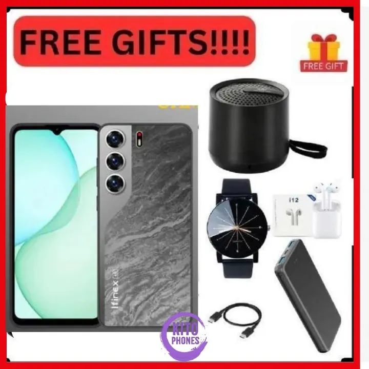 TIME LIMITED DEALS!!!Ifinex Camon 40 Pro 4G Smartphone – 6.8 HD+incell" Display, 4GB RAM+32GB ROM, 5000mAh, 8MP AiCamera 5MP DUAL SIM CARD PHONE SMARTPHONE TYPE C+FREE GIFTS JUST FOR YOU