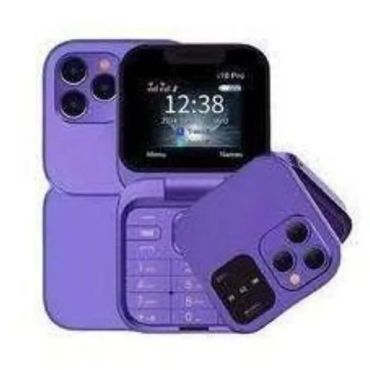 i16 MINI FLIP PHONE DUAL SIM CARD TWO - 2 SIM CARD SLOT BATTERY 500MAH FM RADIO 1.44 INCH SCREEN DISPLAY FOLDABLE PHONE NEW ARRIVAL ON OFFER KABAMBE KATULULU FEATTURED PHONE