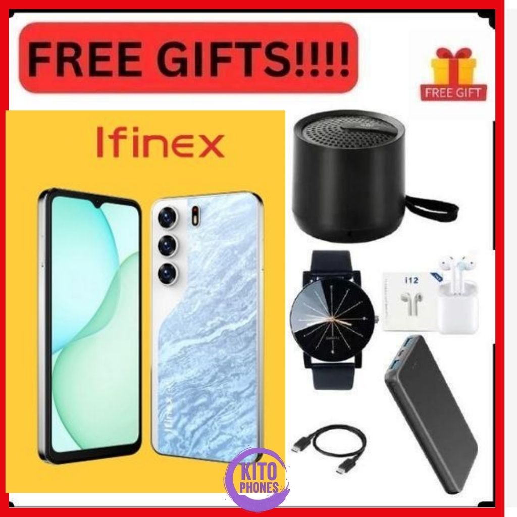 TIME LIMITED DEALS!!!Ifinex Camon 40 Pro 4G Smartphone – 6.8 HD+incell" Display, 4GB RAM+32GB ROM, 5000mAh, 8MP AiCamera 5MP DUAL SIM CARD PHONE SMARTPHONE TYPE C+FREE GIFTS JUST FOR YOU