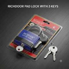 RICHDoor PADLOCK – MILD STEEL 🔒🍓
Keep your doors, gates and storage areas securely locked with the RICHDoor Mild Steel Padlock. A practical and reliable choice for everyday security at home, in the
