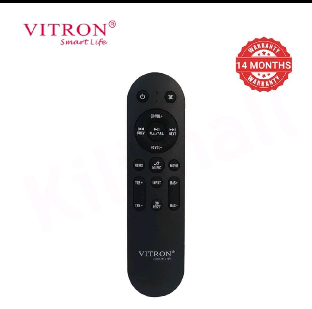 NEW VITRON V66SBD 2.1 CH 17000W  PMPO DOLBY WIRED SOUNDBAR SYSTEM WITH USB AUX OPTICAL AND SD CARD