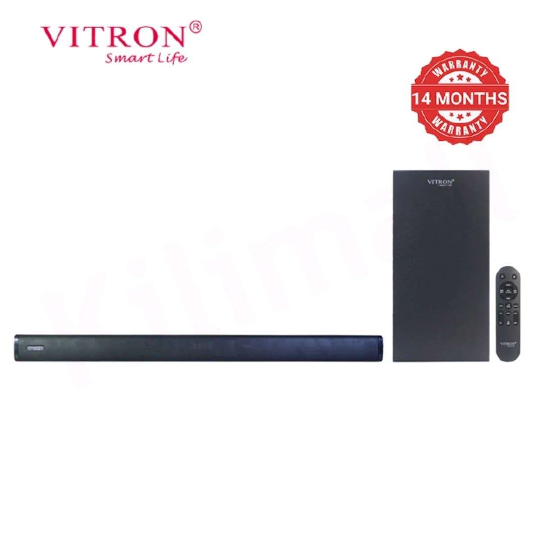 NEW VITRON V66SBD 2.1 CH 17000W  PMPO DOLBY WIRED SOUNDBAR SYSTEM WITH USB AUX OPTICAL AND SD CARD