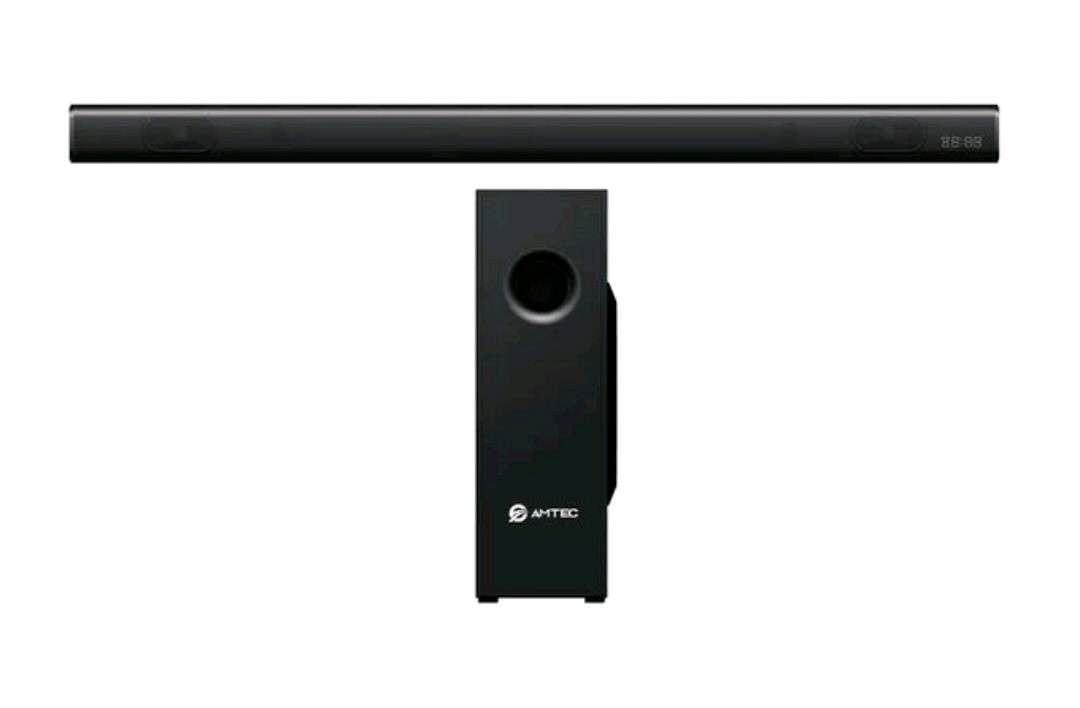 AMTEC AM03 2.1CH 15000PMPO SOUNDBAR HOME THEATRE SYSTEM WITH FULLY FUNCTIONAL REMOTE CONTROL MP3 DVD/USB WIRELESS CONNECTION