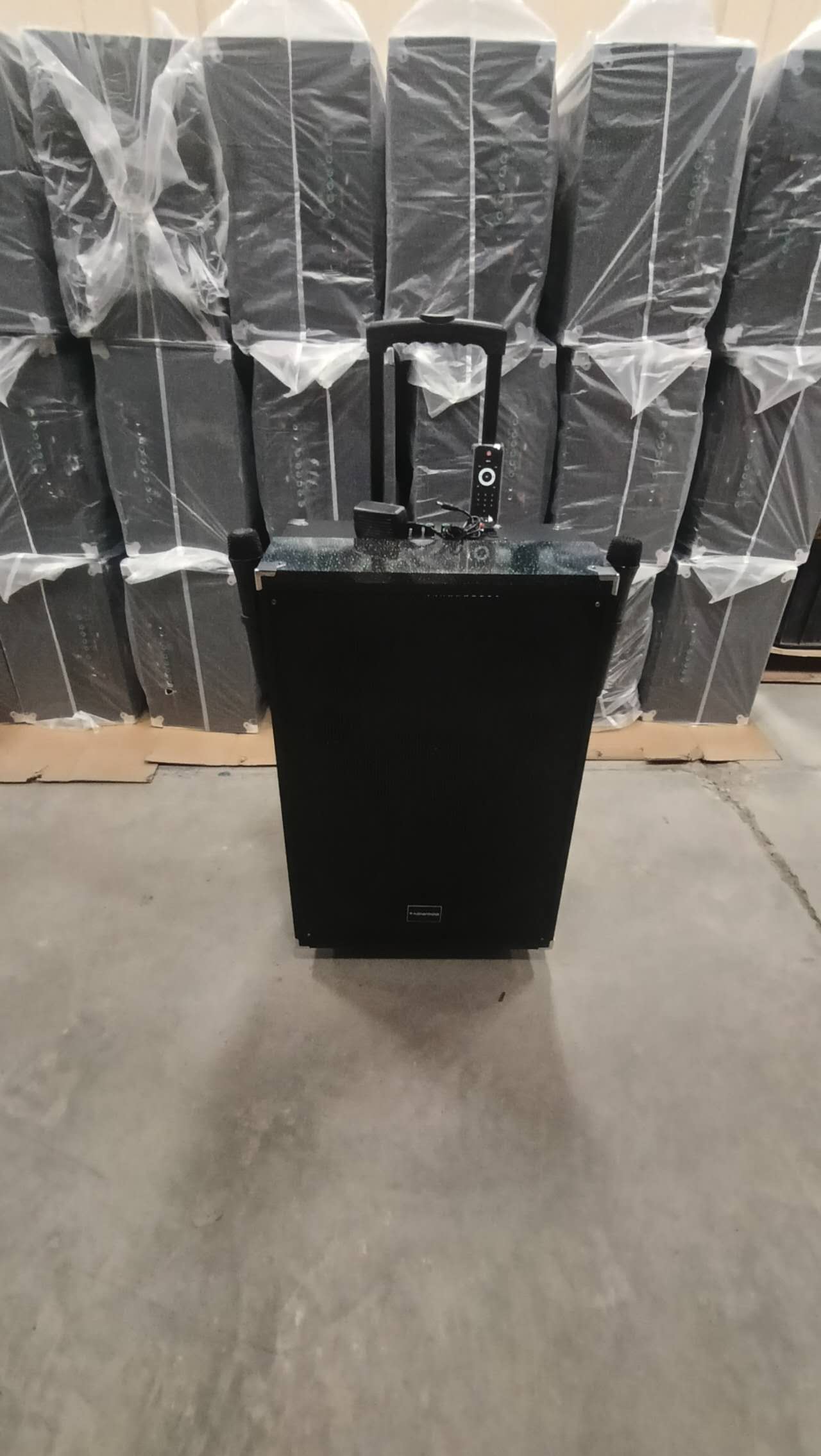 NEW TAGWOOD LTS-15A OUTDOOR  RECHARGEBLE TROLLEY SPEAKER WITH TWO FREE MICROPHONES AND A FULLY FUNCTIONAL REMOTE CONTROL