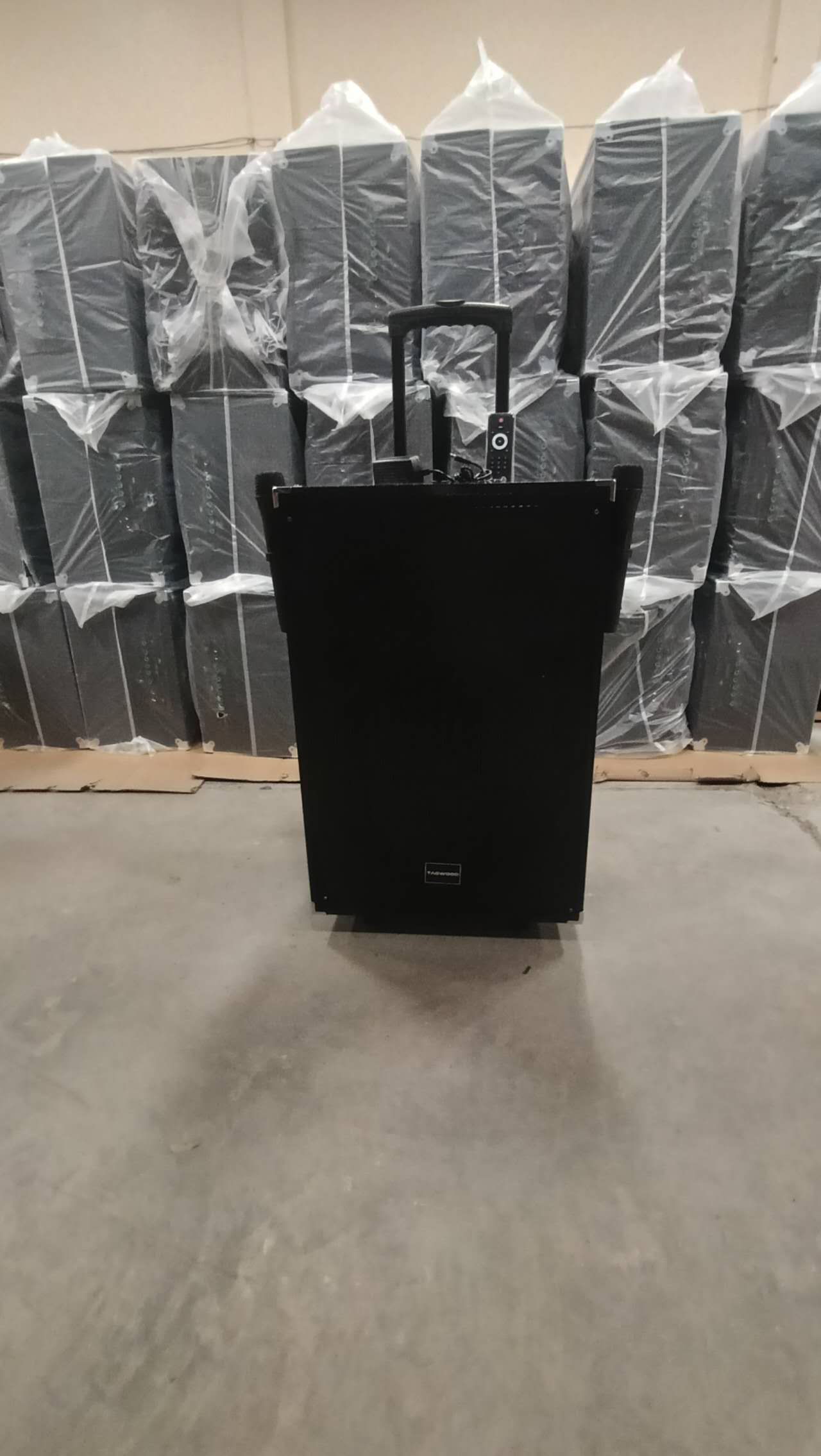 NEW TAGWOOD LTS-15A OUTDOOR  RECHARGEBLE TROLLEY SPEAKER WITH TWO FREE MICROPHONES AND A FULLY FUNCTIONAL REMOTE CONTROL