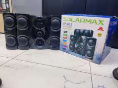 NEW SOLARMAX  SP-665 3.1CH 15000W PMPO  MULTIMEDIA SPEAKER SYSTEM AC DC USB SD CARD AUX BLUETOOTH  FM RADIO AND A REMOTE CONTROL.