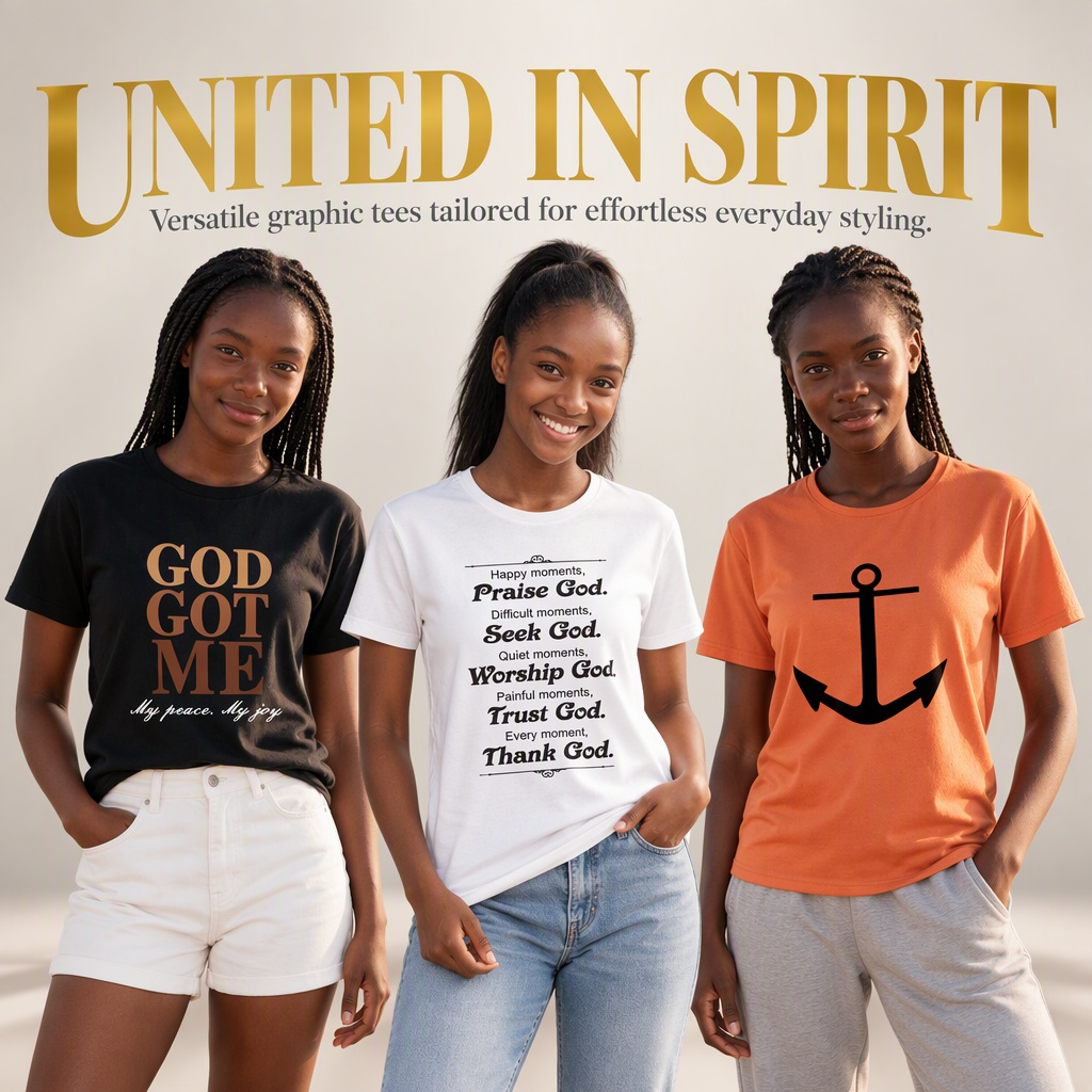 3-Pack Women's Casual Short Sleeve T-Shirts, Multi Style Tops