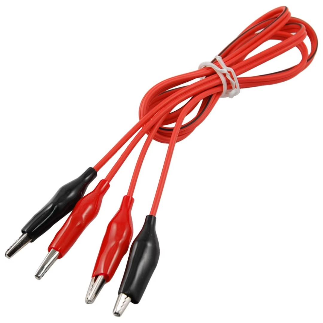 Crocodile cables Double-Ended Alligator Clip Test Leads used for making quick, temporary electrical connections