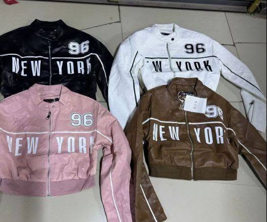 NEWYORK  Women Signature Leather Jackets Cropped Fancy Ladies Leather Jackets
