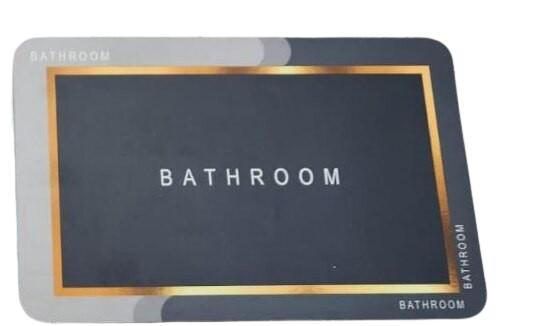 3.5mm Extra Thick Quick-Drying Water-Absorbent Non-Slip Floor Mat Crystal Velvet Kitchen Entrance Door Mat Stain-resistant Carpet Bathroom Bath Rugs Doormats Bathtub Mats
