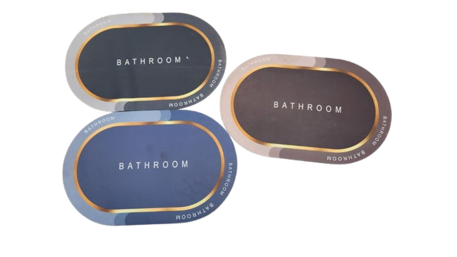 3.5mm Extra Thick Quick-Drying Water-Absorbent Non-Slip Floor Mat Crystal Velvet Kitchen Entrance Door Mat Stain-resistant Carpet Bathroom Bath Rugs Doormats Bathtub Mats