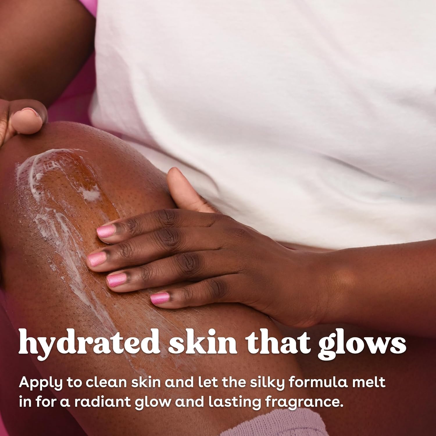 eos Shea Better Body Lotion Pomegranate Raspberry, 24-Hour Moisture Skin Care, Lightweight & Non-Greasy, Made with Natural Shea, Vegan, 16 fl oz