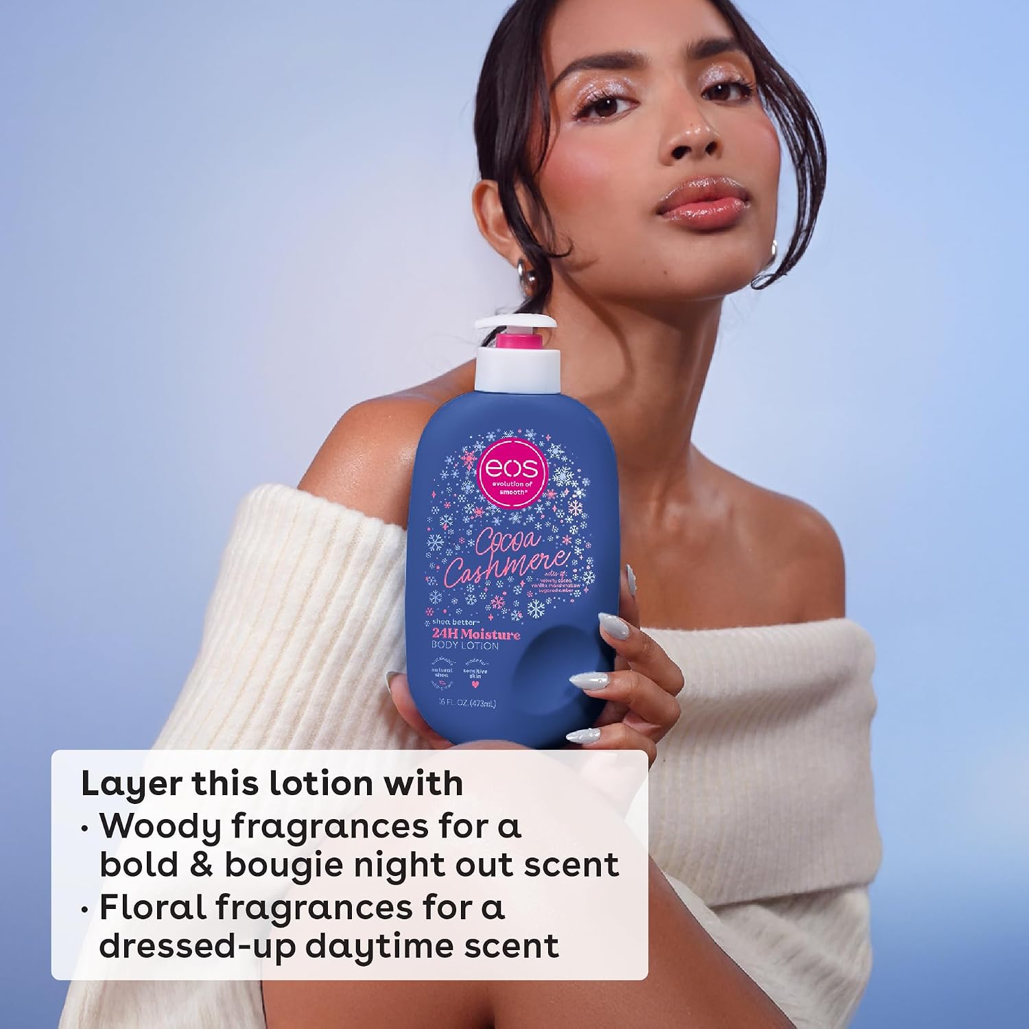 Eos Shea Better Caramel Cashmere Body Lotion 473ml 24 Hour Moisture Shea Butter Lotion With 7 Nourishing Oils Lightweight Non Greasy Hydrating Soft Smooth Skin Warm Caramel Vanilla Scent