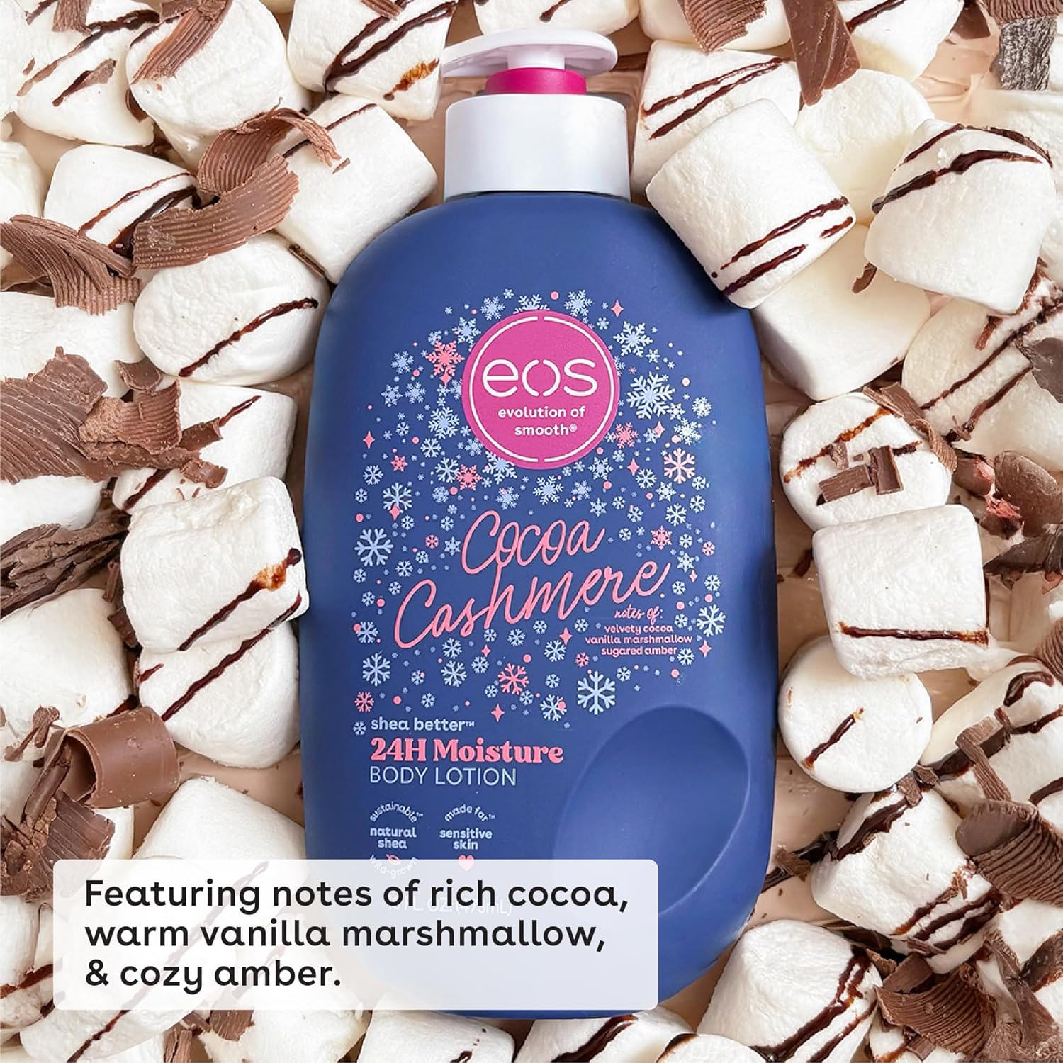 Eos Shea Better Caramel Cashmere Body Lotion 473ml 24 Hour Moisture Shea Butter Lotion With 7 Nourishing Oils Lightweight Non Greasy Hydrating Soft Smooth Skin Warm Caramel Vanilla Scent