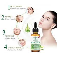 Aichun Aloe Vera Face Serum 30ml - Antioxidant, Vitamin E, Hydrating, Anti-Aging