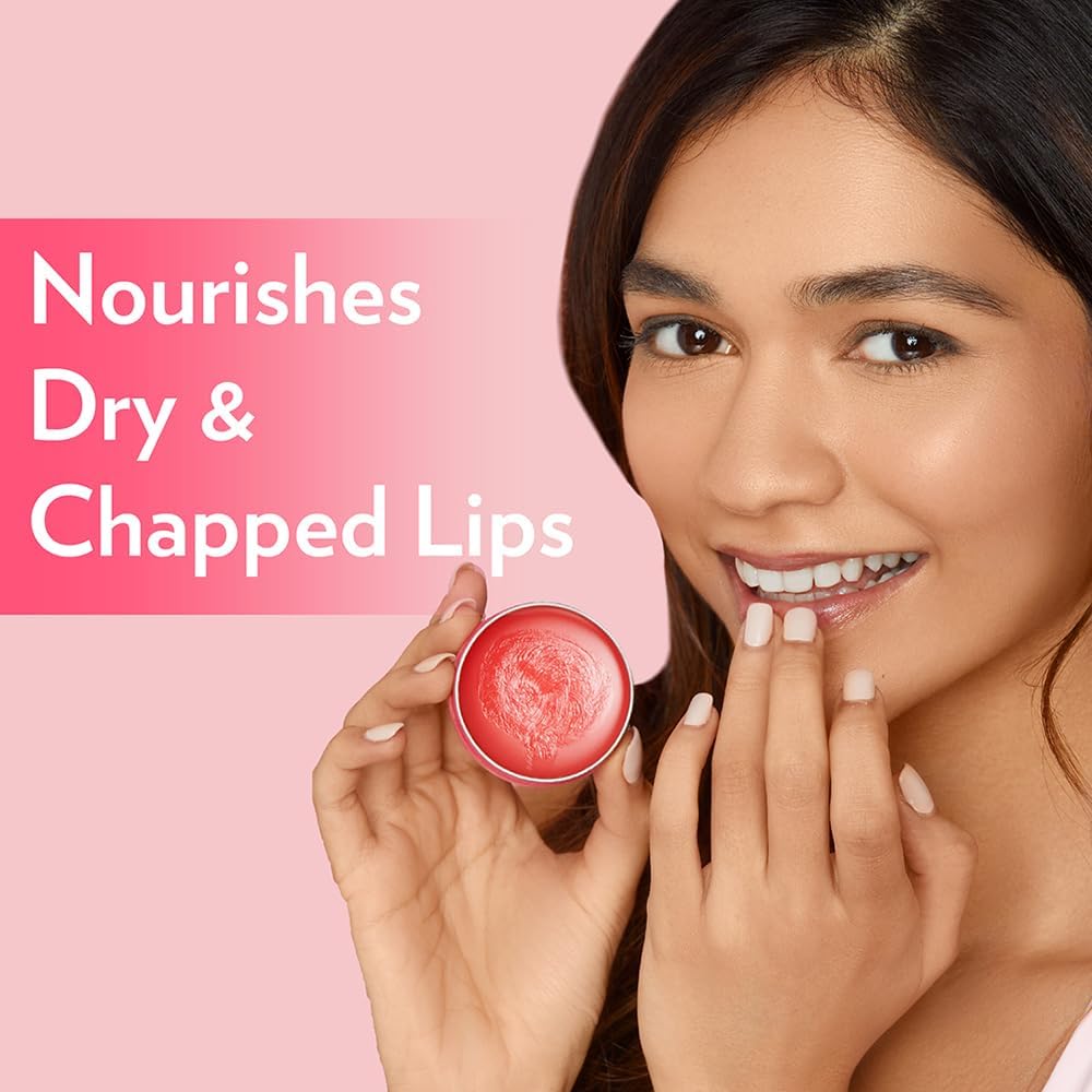 Vaseline Lip Therapy Rosy Lips Pink Balm 20g Moisturizing Lip Care for Dry Chapped Lips Long Lasting Hydration Soft Smooth Glossy Pink Tint Lip Balm for Women Girls Daily Use