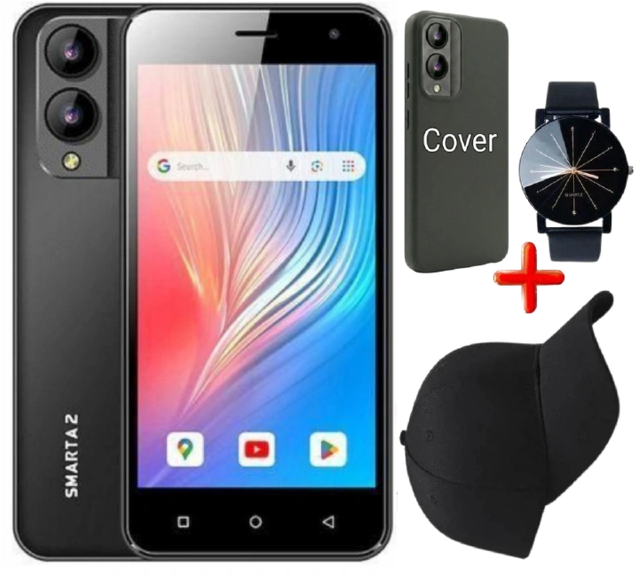 [SUPER DEALS!!!l] SAFARICOM NEON SMARTA 2 5.5" Display, 2GB RAM + 32GB ROM, Octa-Core, 8MP Rear Camera, 5MP Front Camera, 3000mAh Battery, Android 10 Smartphone + FREE COVER/WEB/UNISEX BASEBALL CAP
