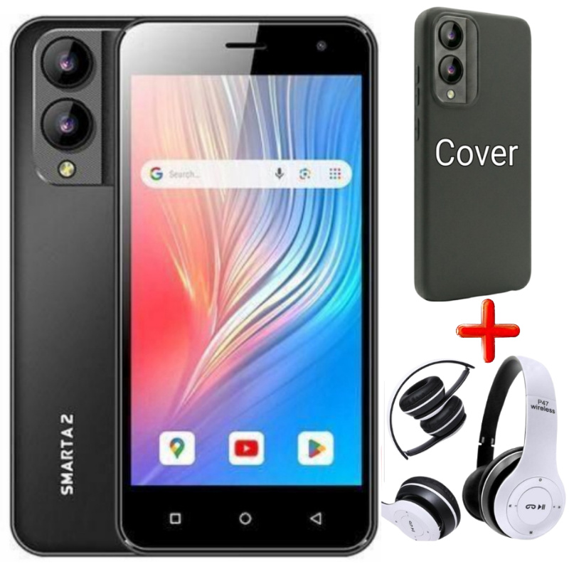 [SUPER DEALS!!!l] SAFARICOM NEON SMARTA 2 5.5" Display, 2GB RAM + 32GB ROM, Octa-Core, 8MP Rear Camera, 5MP Front Camera, 3000mAh Battery, Android 10 Smartphone + FREE COVER + FREE P47 HEADPHONES