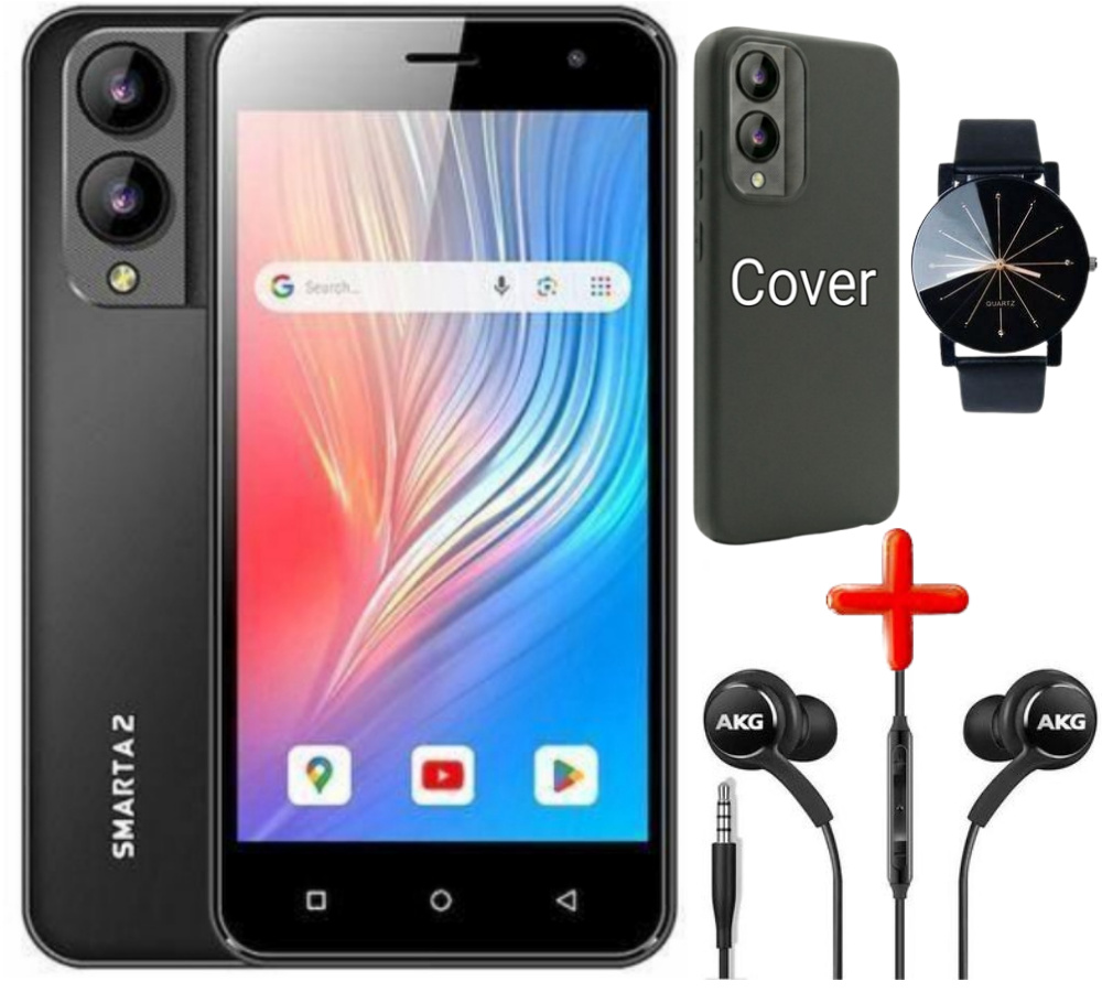 [SUPER DEALS!!!l] SAFARICOM NEON SMARTA 2 5.5" Display, 2GB RAM + 32GB ROM, Octa-Core, 8MP Rear Camera, 5MP Front Camera, 3000mAh Battery, Android 10 Smartphone + FREE COVER/WEB/AKG EARPHONES