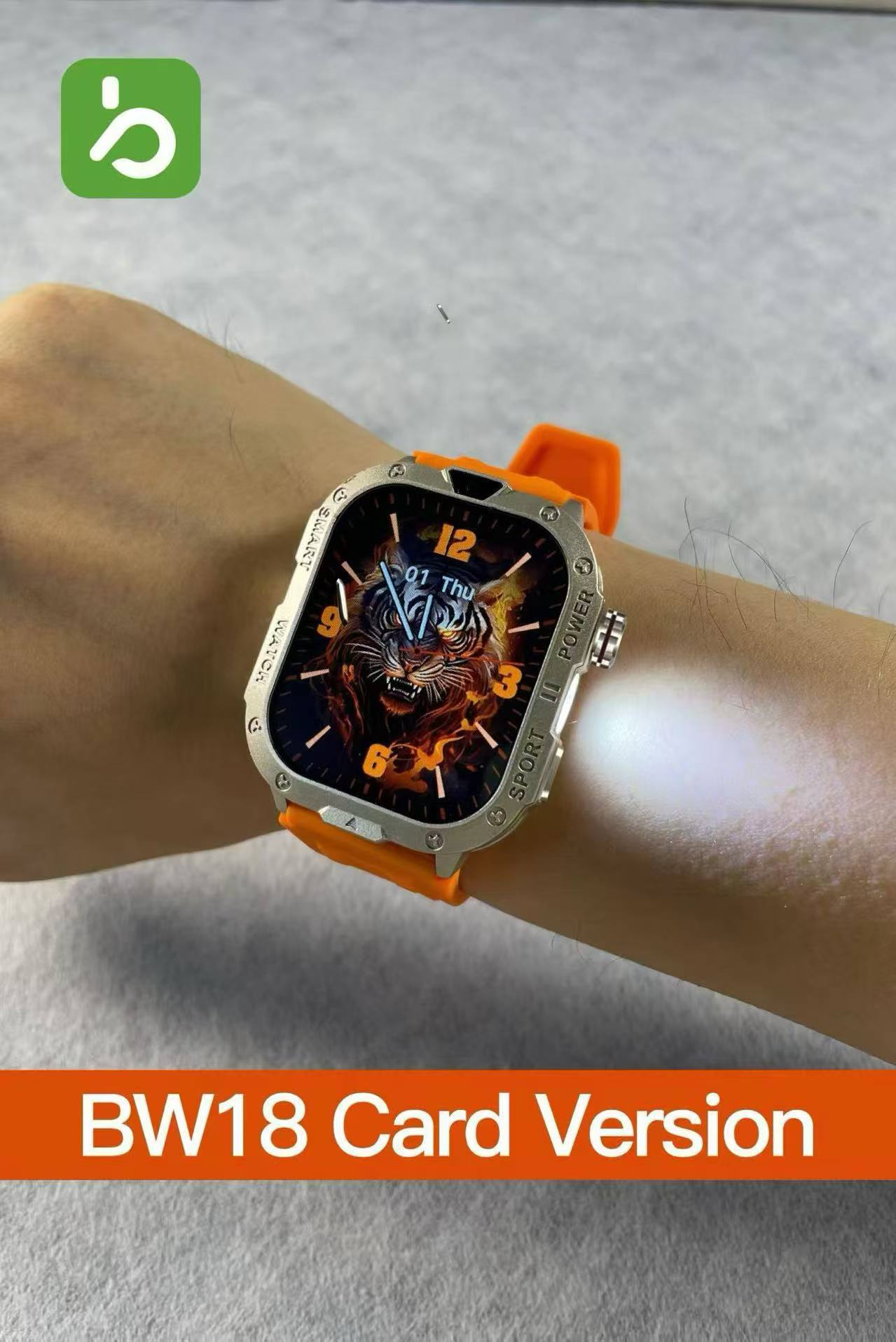 New Smartwatch SIM Card Slot Camera Flashlight Outdoor Sports Smart Watch for Men Women Phone Watch For Android IOS Men's Smart Watch with SIM Card Sports Watch Bluetooth Call Smartwatch for Man Woman