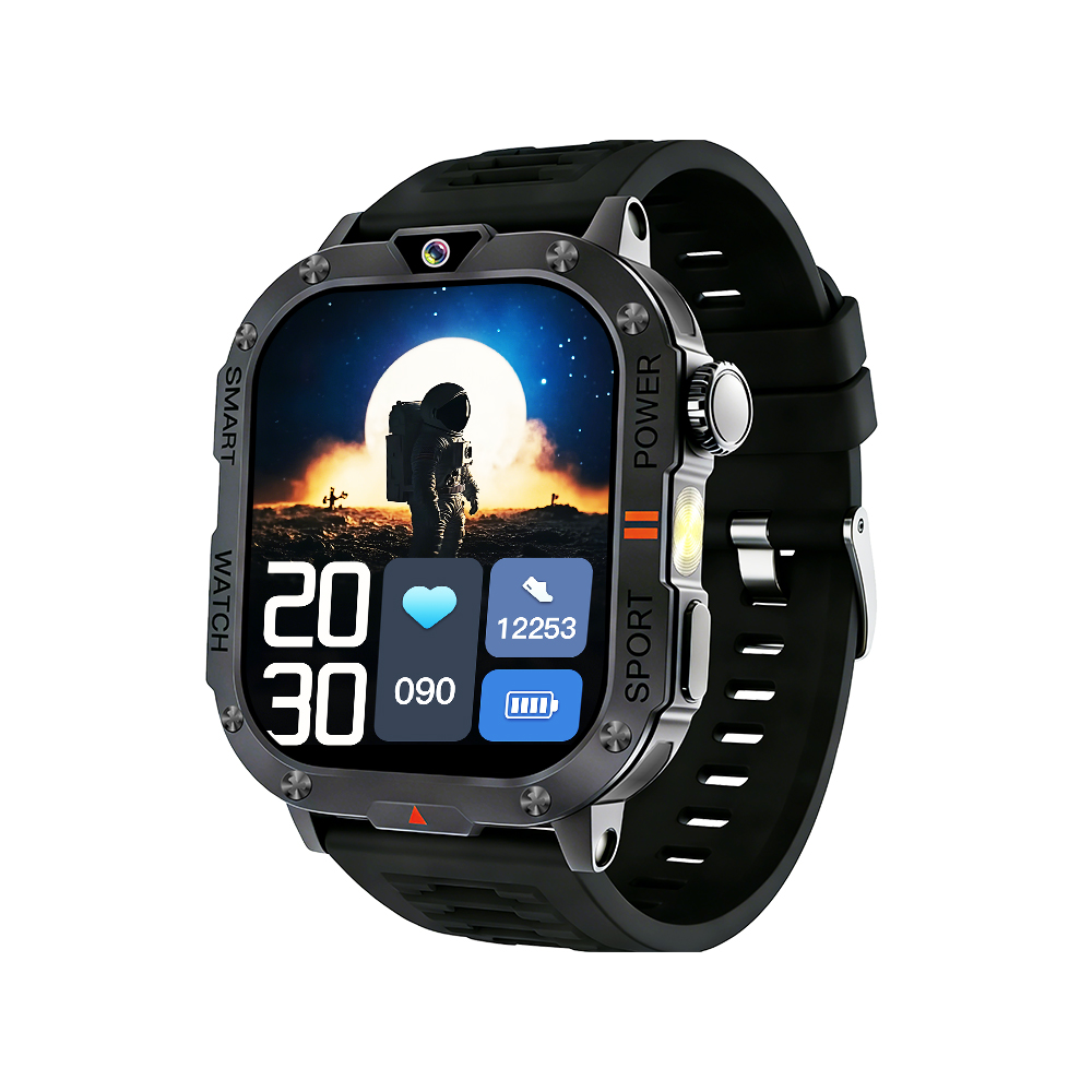 New Smartwatch SIM Card Slot Camera Flashlight Outdoor Sports Smart Watch for Men Women Phone Watch For Android IOS Men's Smart Watch with SIM Card Sports Watch Bluetooth Call Smartwatch for Man Woman