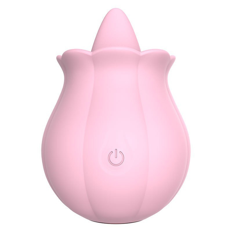 Powerful Tongue Licking Dildo Vibrator Women Clitoris Stimulator Massager Female Oral Nipples Clit Vibrating Rose Sex Toys for Adults